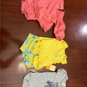 Carhartt Kids Matching Set - Pink, Yellow, Gray